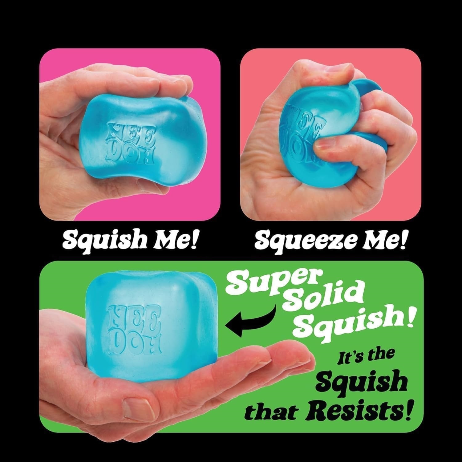 NeeDoh Nice Cube - Solid Squish - 2.25'' Cube - Image 5